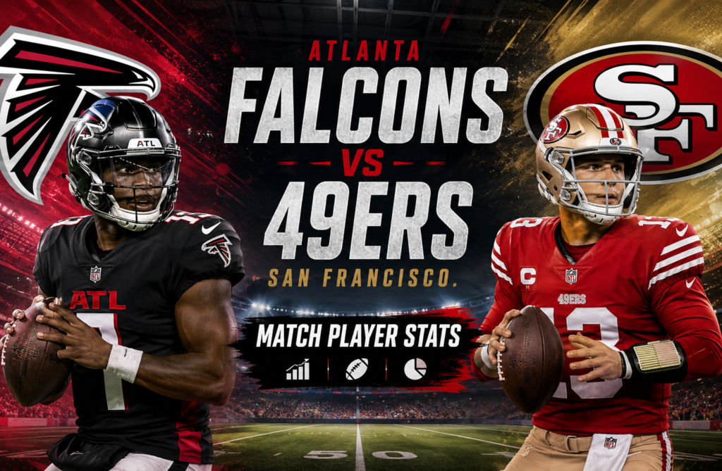 Atlanta Falcons vs San Francisco 49ers Match Player Stats