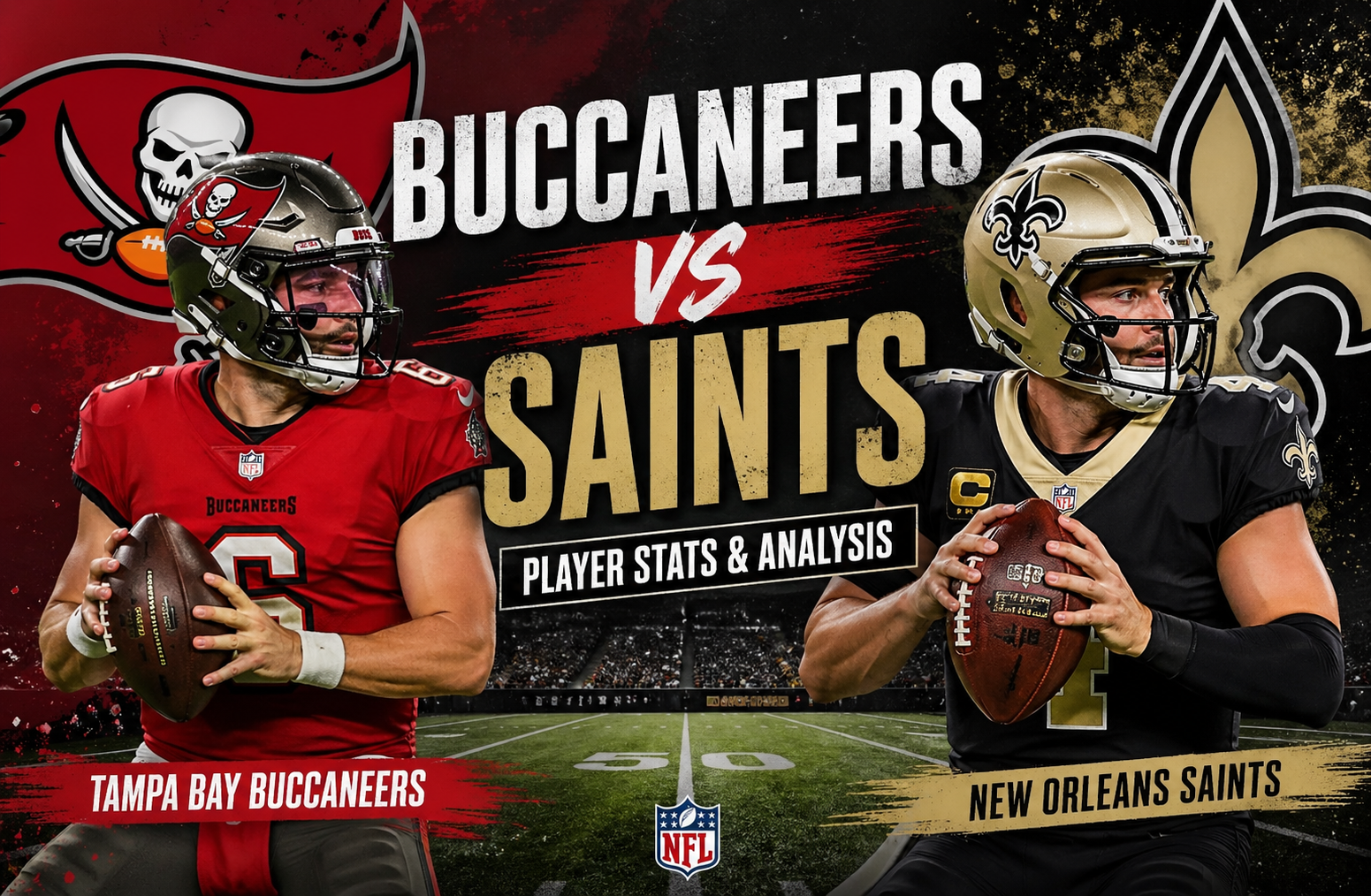Tampa Bay Buccaneers vs New Orleans Saints Match Player Stats