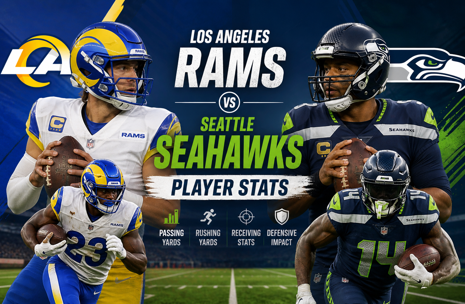 Los Angeles Rams vs Seattle Seahawks Player Stats