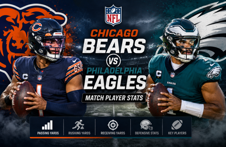 Chicago Bears vs Philadelphia Eagles Match Player Stats