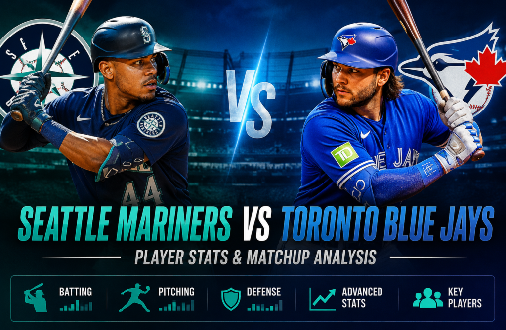 Seattle Mariners vs Toronto Blue Jays Player Stats
